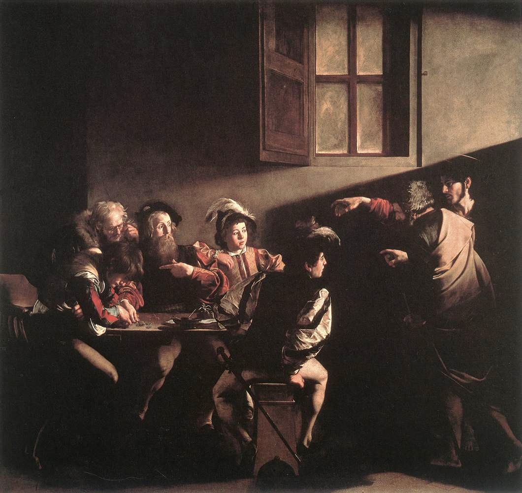 A Vocação de São Mateus, de Caravaggio