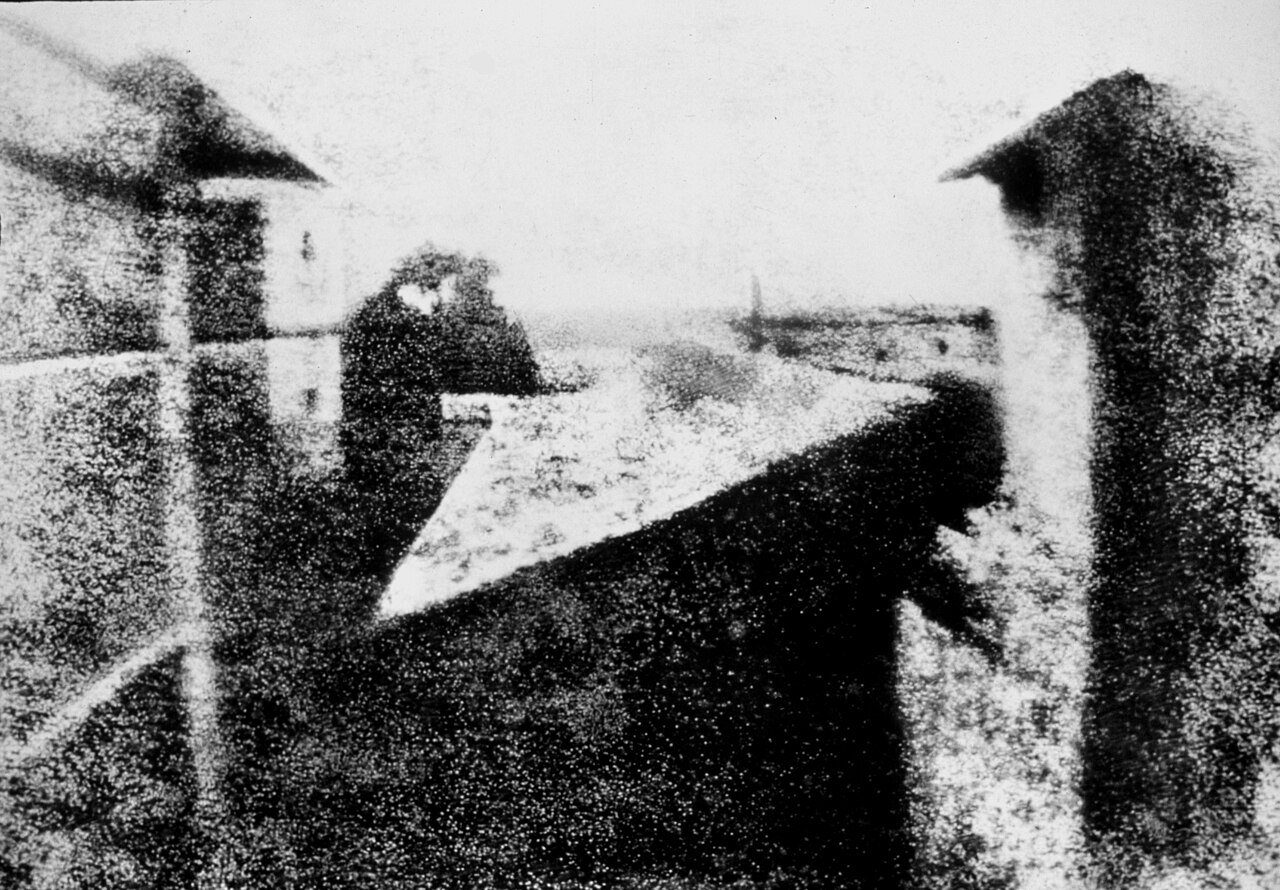 Vista da Janela em Le Gras, primeira fotografia