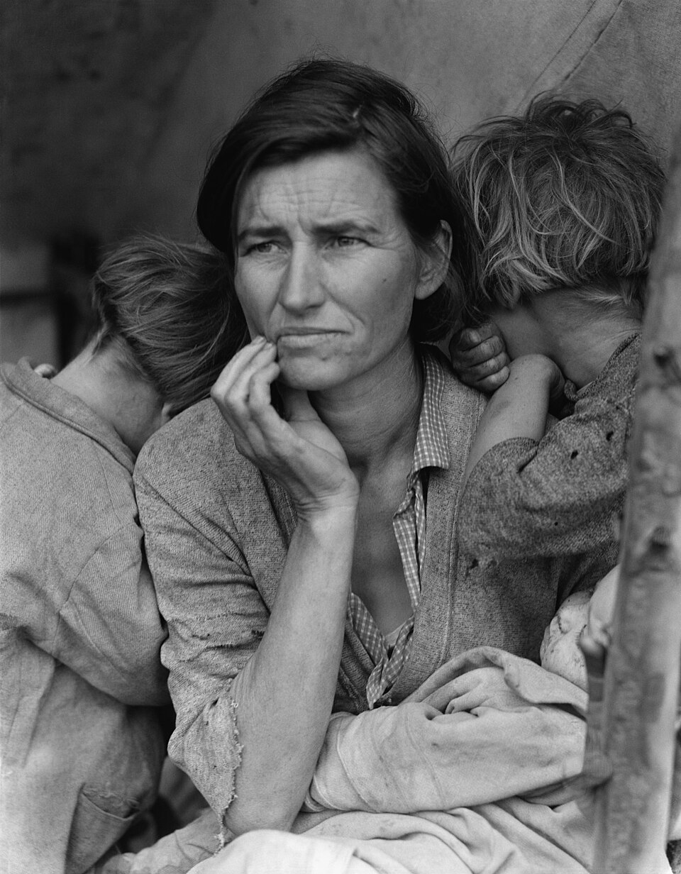 Mãe Migrante, de Dorothea Lange (1936)